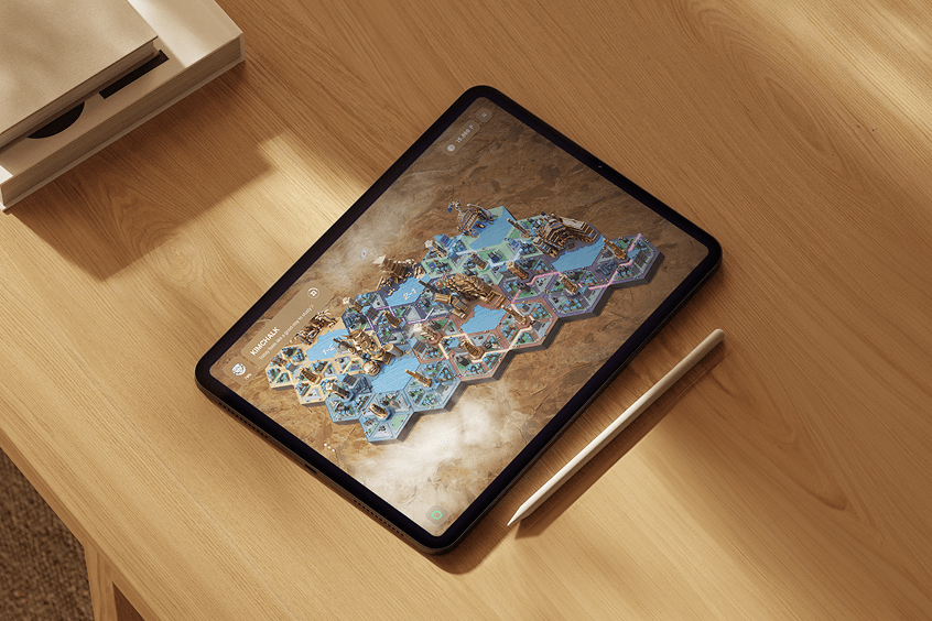 Chalk Brain Map Concept Shot